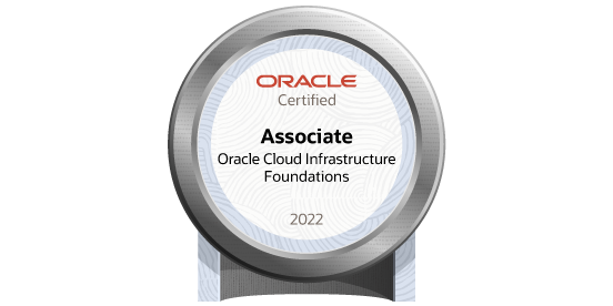 Associate Oracle Cloud Infrastructure Foundations 2022